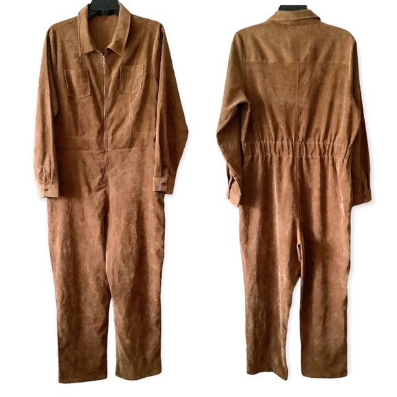 QED London Pants - ASOS qed London corduroy jumpsuit